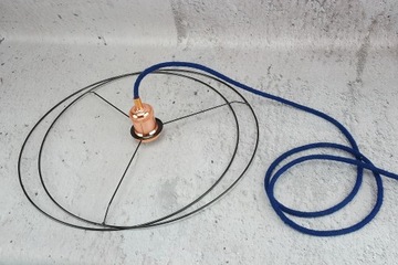 Черный каркас абажура для 40 ламп лофт ручной работы