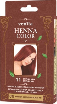Venita Henna Ziołowa odżywka koloryzująca Burgund