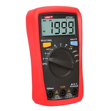 CYFROWY MIERNIK PRĄDU MULTIMETR UNI-T LCD UT33 A+