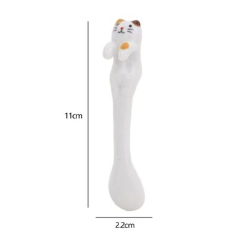 Подвесная кофейная ложка Красивая керамика желто-коричневого цвета