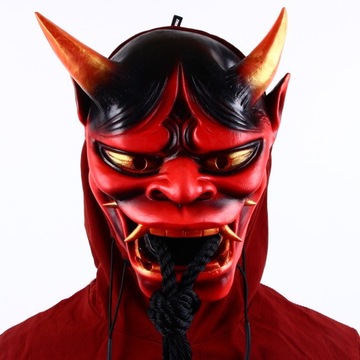 Maska Cosplay ONI diabeł tradycyjna japońska
