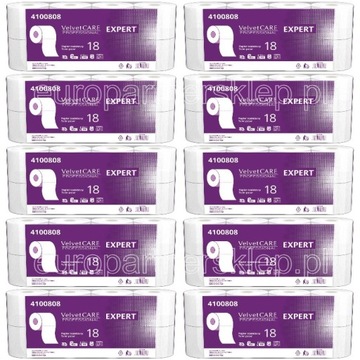 Papier toaletowy Velvet EXPERT 10 opak. a'8 biały|18m| 3-war|celuloza*