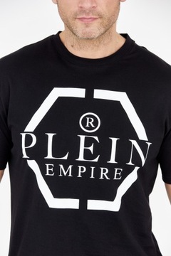 PHILIPP PLEIN Czarny t-shirt męski PLEIN EMPIRE M