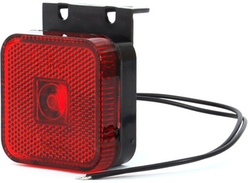 LAMPA OBRYSOWA TYLNA LED CZERWONA Z WIESZAKIEM WAŚ