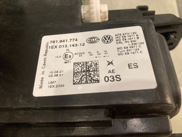 VW TOUAREG III 2021, ФОНАРЬ ПРАВАЯ 761941774 хром