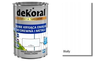 ЭМАКОЛ ПРОЧНАЯ ЭМАЛЬ ДЛЯ ДЕРЕВА И МЕТАЛЛА БЕЛАЯ 10Л