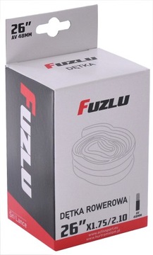 Dętka rowerowa 26x1,75/2,10 Fuzlu AV 48mm