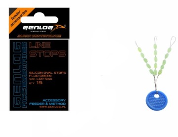 СИЛИКОНОВЫЙ СТОПОН ЗЕЛЕНЫЙ ОВАЛ GENLOG 5мм