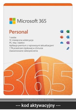 Microsoft Office 365 Personal - 5 stanowisk