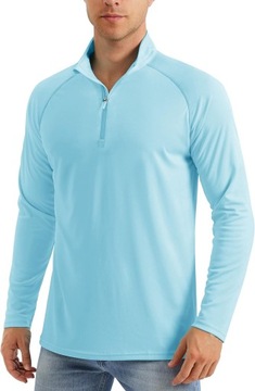 Męska koszulka z długim rękawem. Bluza chroniąca przed promieniowaniem UV