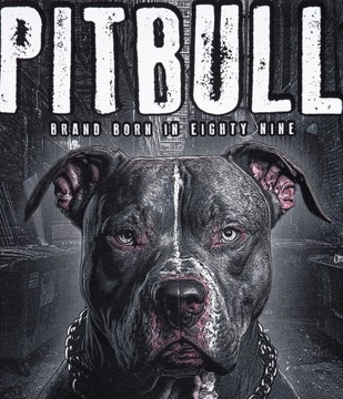 KOSZULKA MĘSKA PIT BULL T-SHIRT PODKOSZULEK SPORTOWA NA CO DZIEŃ PITBULL