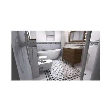 VIVES 1900 GIBERT-2 GRIS 20.0x20.0/НАПОЛЬНАЯ ПЛИТКА