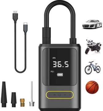 ЭЛЕКТРИЧЕСКИЙ АВТОМОБИЛЬНЫЙ НАСОС ДЛЯ ВЕЛОСИПЕДА АВТОМОБИЛЬНЫЙ КОМПРЕССОР USB
