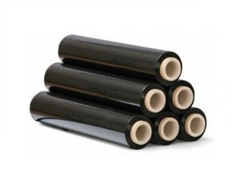 FOLIA STRETCH CZARNA 2,5KG x10 CZARNY STRECZ MOCNA