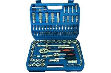 zestaw kluczy nasadowych 1/4'' + 1/2'' CV 108 elementów Indeks 341082