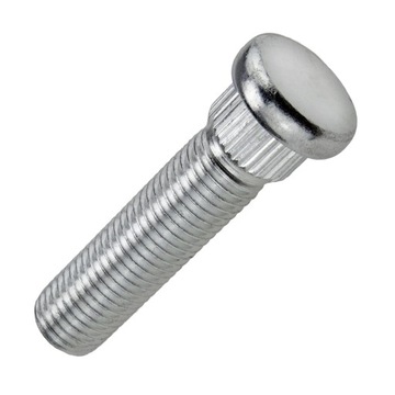 Szpilka piasty koła Radełkowana Wbijana M12x1,5 fi 12,4mm 40mm Carbonado