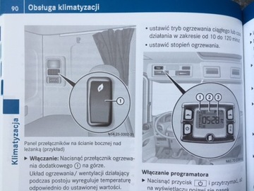 MERCEDES Atego II FL Руководство по эксплуатации на польском языке 2010-2013 гг.
