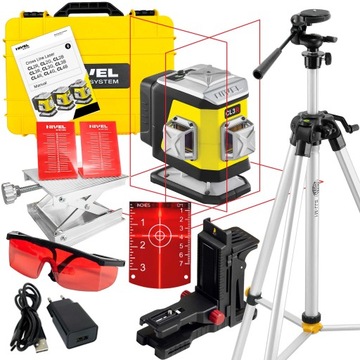 LASER CZERWONY NIVEL SYSTEM CL3R + STATYW SJJ-M1