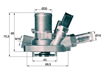 TERMOSTAT ALFA ROMEO CHRYSLER FIAT LANCIA OPEL