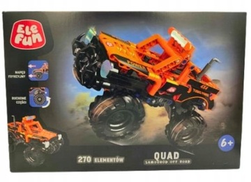 ELEFUN Smochód Off Road, 270 elementów