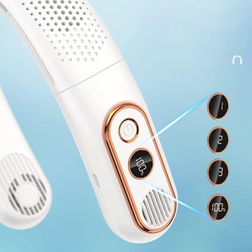 ШЕЙНЫЙ ВЕНТИЛЯТОР БЕСПРОВОДНОЙ КОНДИЦИОНЕР 8 ЧАСОВ 3000 мАч