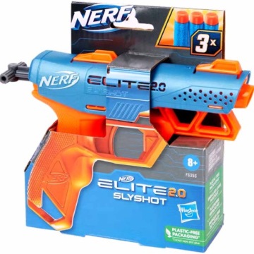 NERF ELITE 2.0 SLYSHOT ПИСТОЛЕТ + F6356 ПЕННЫЕ дротики HASBRO NERF