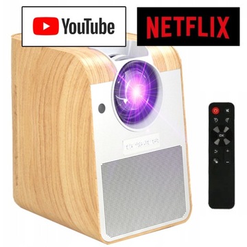 PROJEKTOR RZUTNIK LED 11000 lm ANDROID WIFI RETRO ANDROID 9