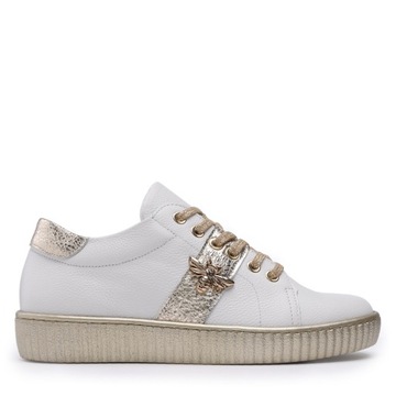 Кроссовки R.Polański 961 - White Grain/Gold