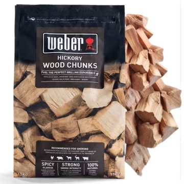 Weber Bloki wędzarnicze - Hickory, 1500 g, 17619
