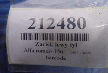 ALFA ROMEO 156 1.9JTD TŘMEN BRZDOVÝ LEVÝ ZADNÍ