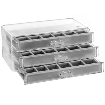 Органайзеры для пигментов | 3 ЯЩИКА ПРОЗРАЧНЫЕ