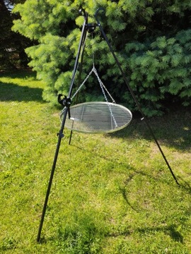 ГРИЛЬ САДОВАЯ ШТАТИВА 191 ПОДСТАВКА И РЕШЕТКА НАД КАМИНОМ