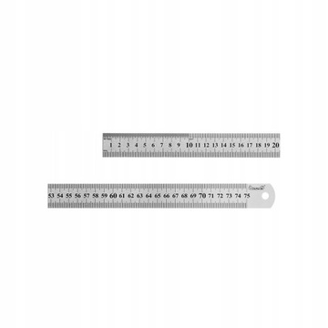 Przymiar kreskowy metryczno-calowy stalowy 750mm