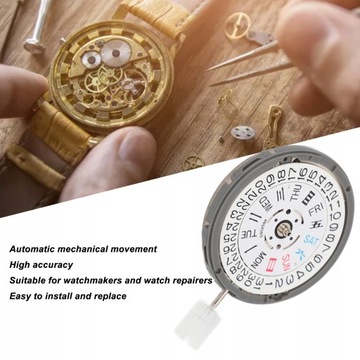 Automatyczny mechanizm mechaniczny zegarka NH36