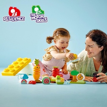 LEGO DUPLO - Коробка с кубиками - Растущий сад - Кубики DUPLO от 1,5 лет