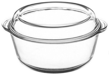 Устойчивый судно с круглой крышкой 2100 мл Borcam Pasabahce