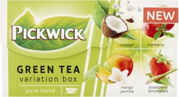 Herbata Pickwick Green Tea-zielona 4 smaki-Nowość!