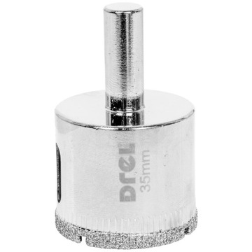 OTWORNICA DIAMENTOWA KORONKA DO GRESU CERAMIKI PŁYTEK GLAZURY SZKŁA 35 mm