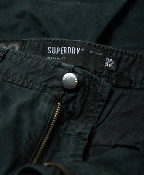 Spodnie Superdry męskie chinosy slim bawełna W32