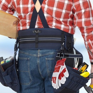 Держатель для перчаток, 5 предметов, черный пластик