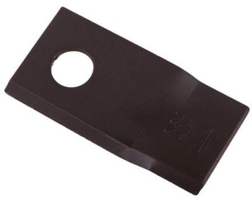 Nóż. nożyk kosiarka lewy 100x48x3mm otwór 19 zastosowanie 9041787 9527290