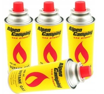 Комплект Газовая горелка + картриджи 4 шт.