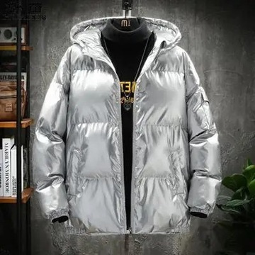 Thick Warm Mens Winter Solid Color Jacket Parka Ou