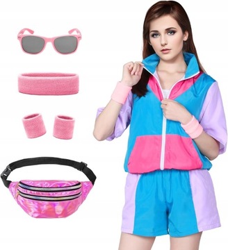 KOSTIUM DISCO POLO STRÓJ PRZEBRANIE LATA 80 90 Rozmiar L