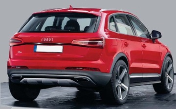 LIŠTA NA NÁRAZNÍK AUDI Q5 2008-2012, FL2012-2016