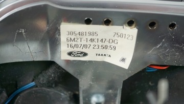 KIEROWNICA SKÓRA SKÓRZANA FORD MONDEO 4 IV MK4 GALAXY S-MAX 7S713600JB3ZHE