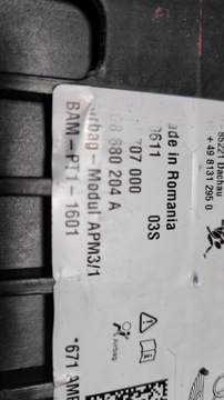 ПОДУШКА ПАССАЖИРСКОГО AUDI A6 C7 4G8880204A ОРИГИНАЛ