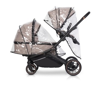 Коляска для близнецов год за годом 2в1 AVEC BAG SET