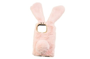 Etui z futerkiem króliczek do Apple iPhone 13 Pro