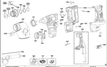 ПРОКЛАДКА DEWALT 590306-00 ДЛЯ DCH273